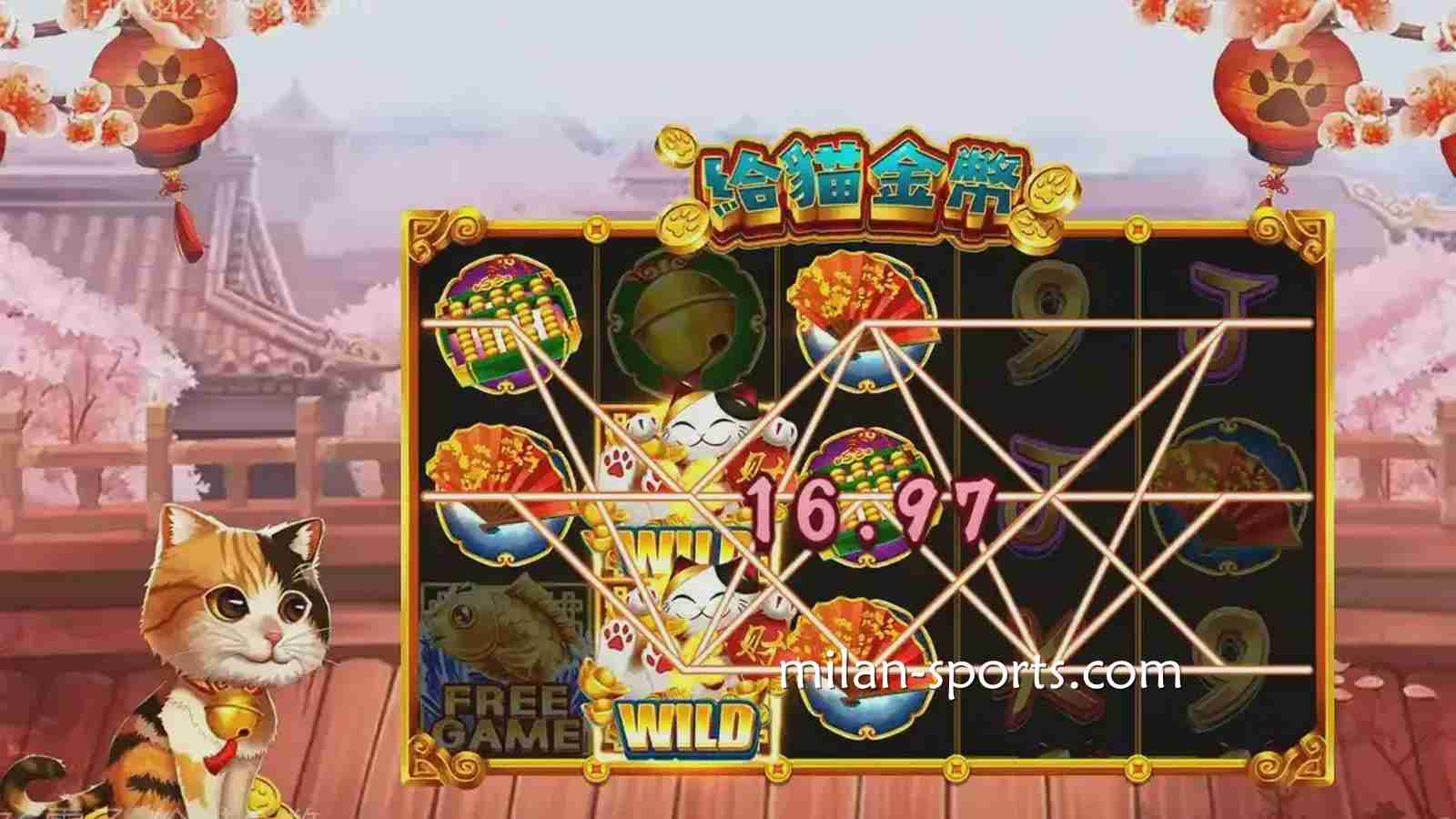 《给猫金币》游戏充满卡通风格与日系元素,在6686体育极易上手